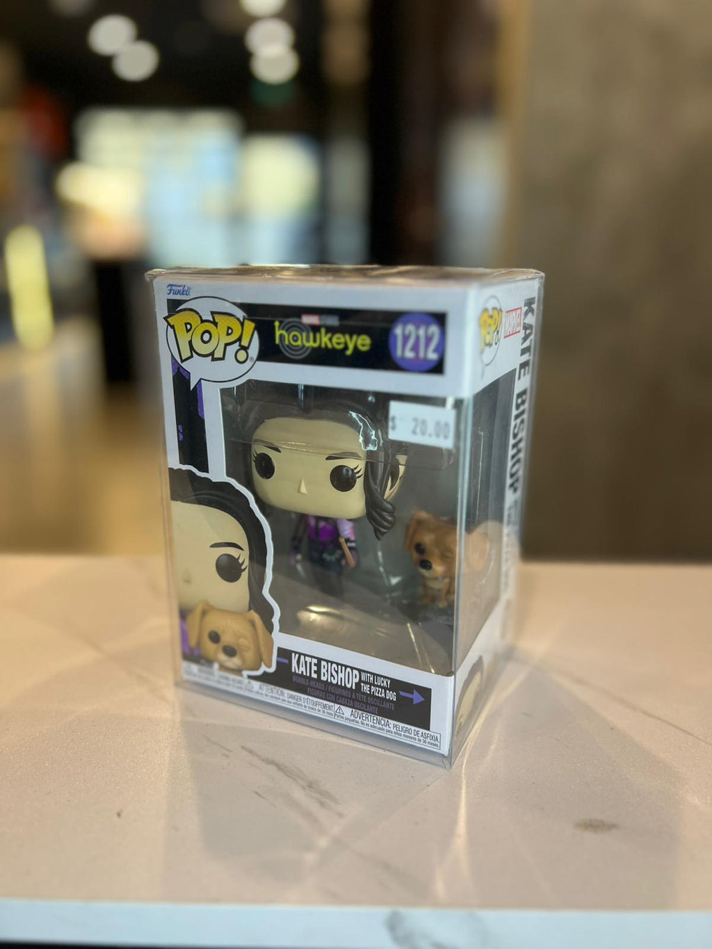 Funko Pop! Vinyl: Marvel - Kate Bishop with Lucky The Pizza Dog #1212