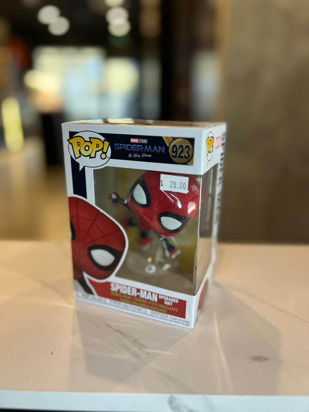 Spider-Man No Way Home Upgraded Suit Pop! Vinyl Figure #923 Marvel Studios