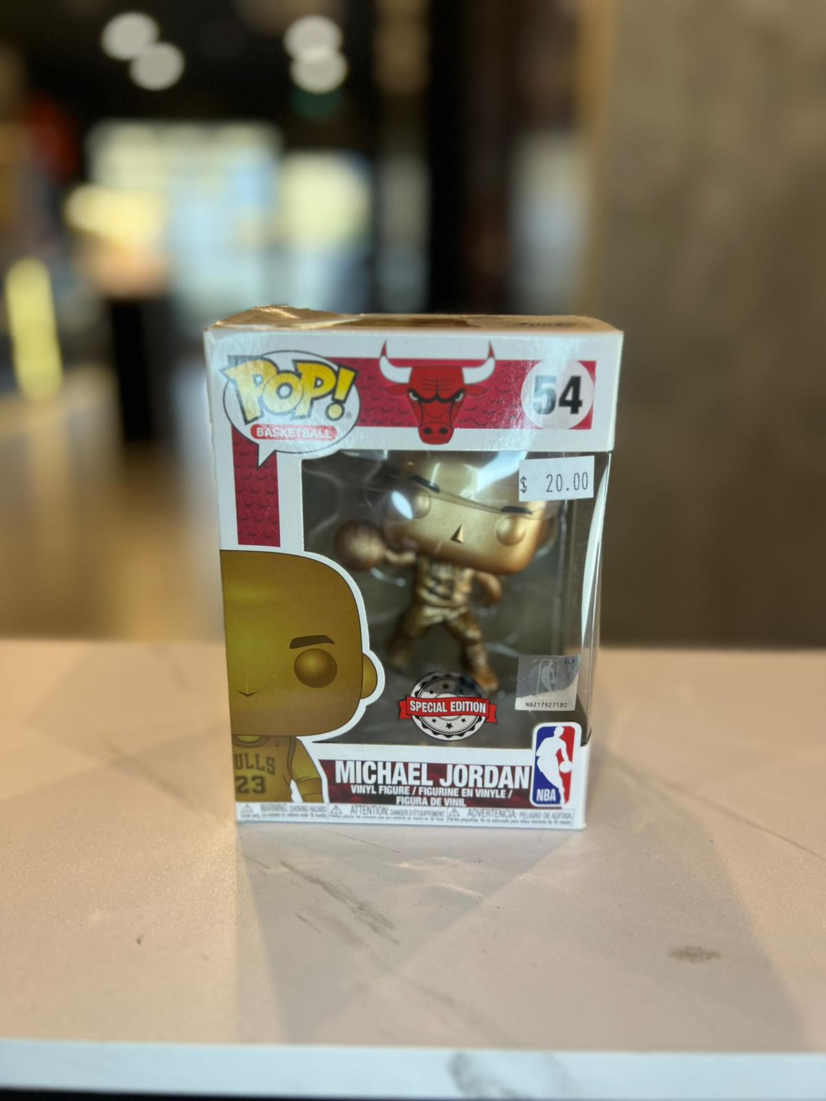 Chicago Bulls Michael Jordan Special Edition Gold Classics Funko Pop #54