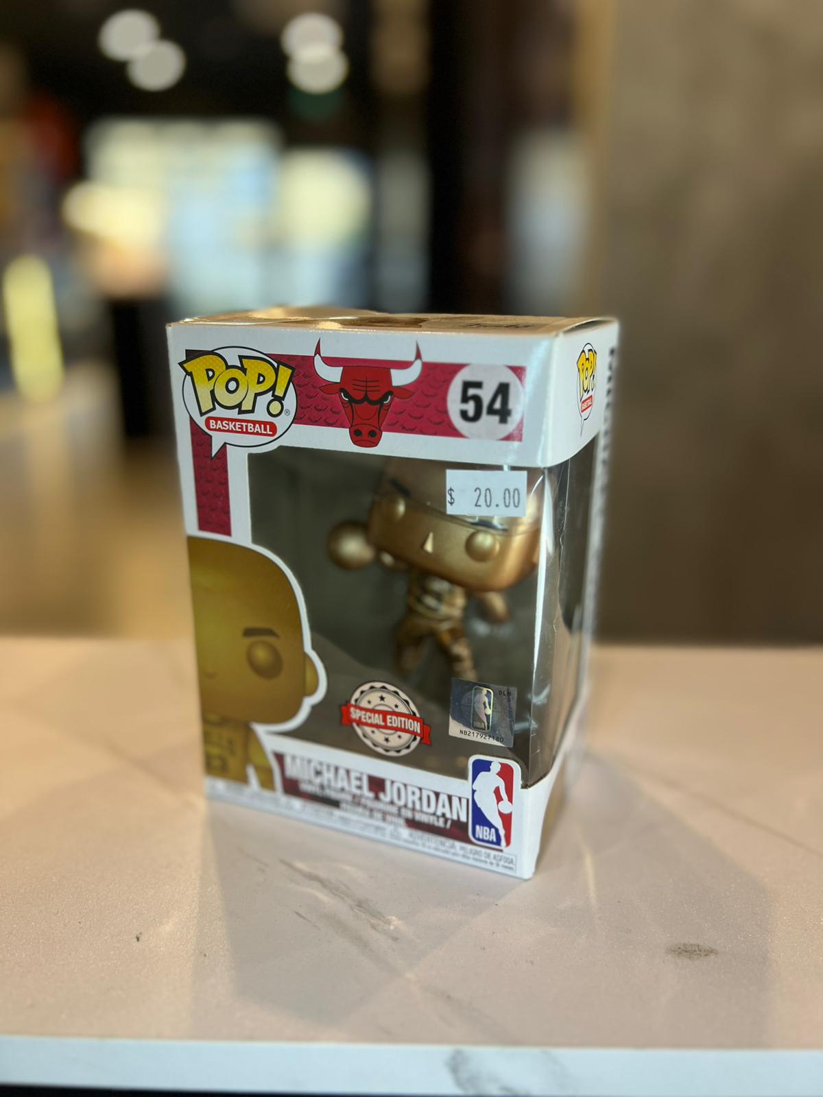 Chicago Bulls Michael Jordan Special Edition Gold Classics Funko Pop #54