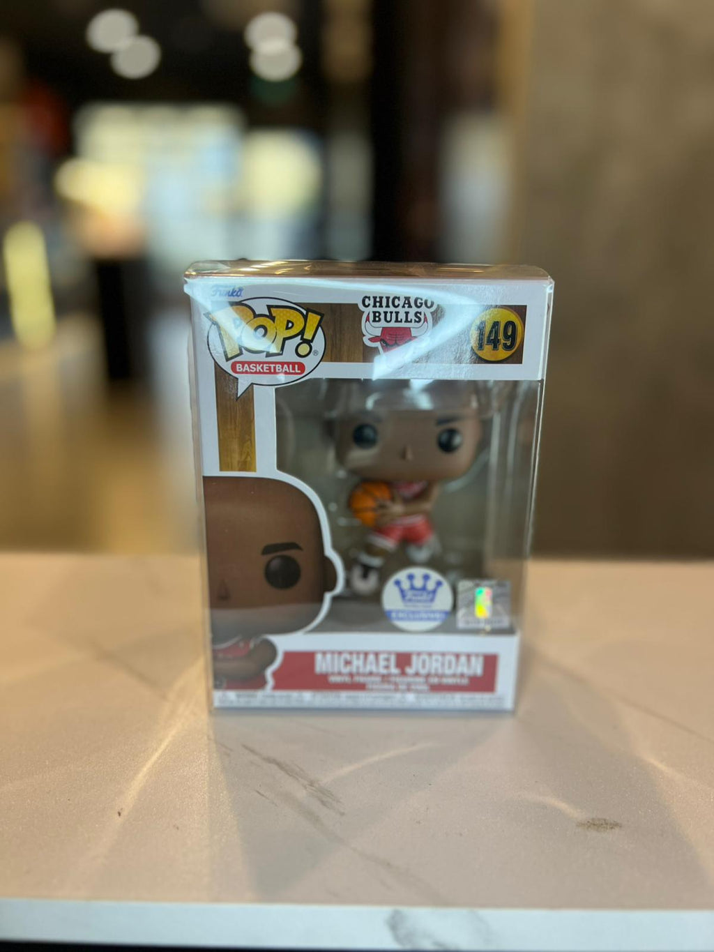 Funko pop vinyl basketball michael jordan funko shop exclusive 149