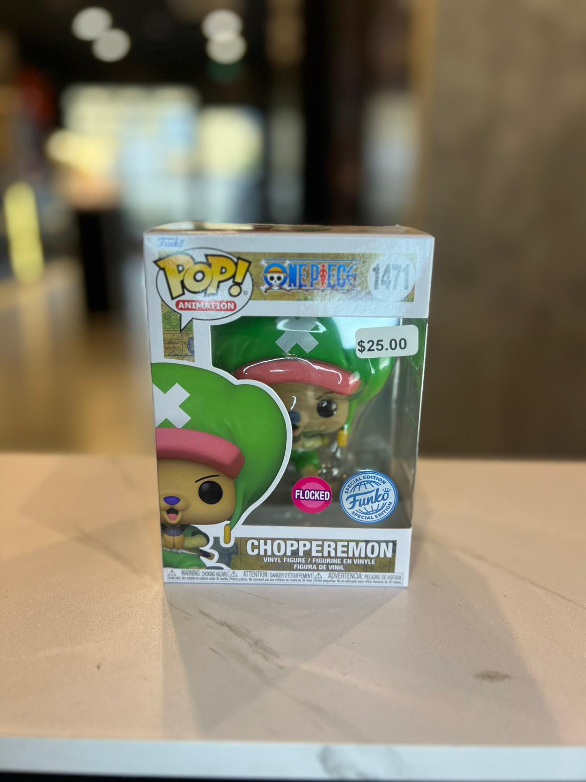 One Piece Choppermon Flocked Funko Pop #1471