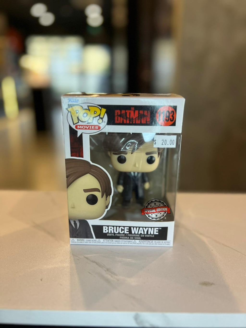 Funko Pop Bruce Wayne - The Batman - # 1193