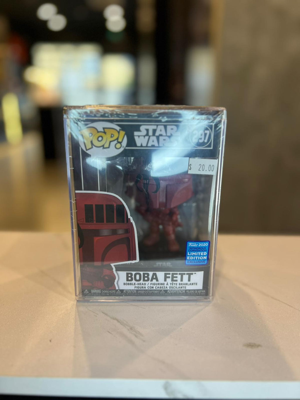 Funko Pop Boba Fett 297 Red WonderCon Exclusive