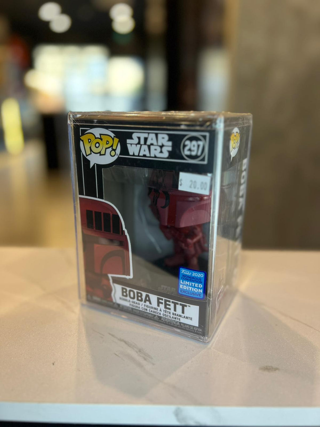 Funko Pop Boba Fett 297 Red WonderCon Exclusive