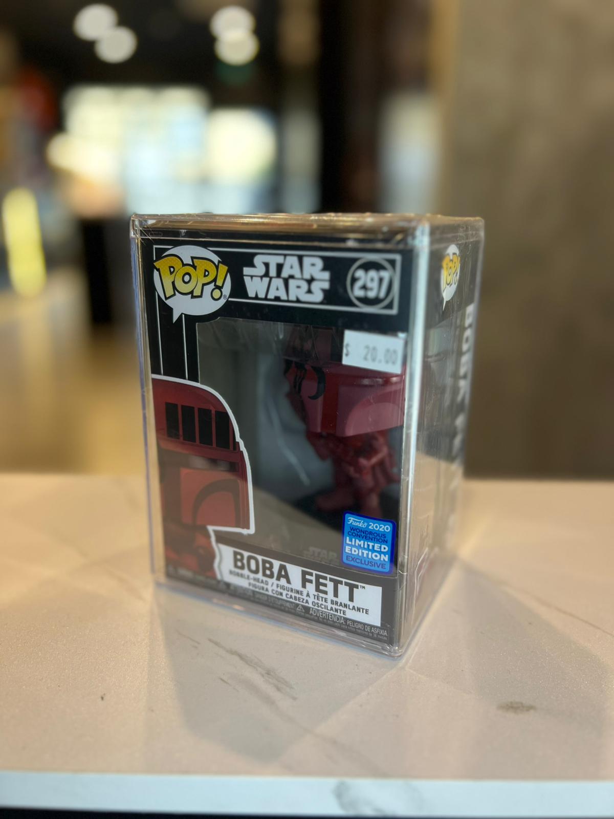 Funko Pop Boba Fett 297 Red WonderCon Exclusive