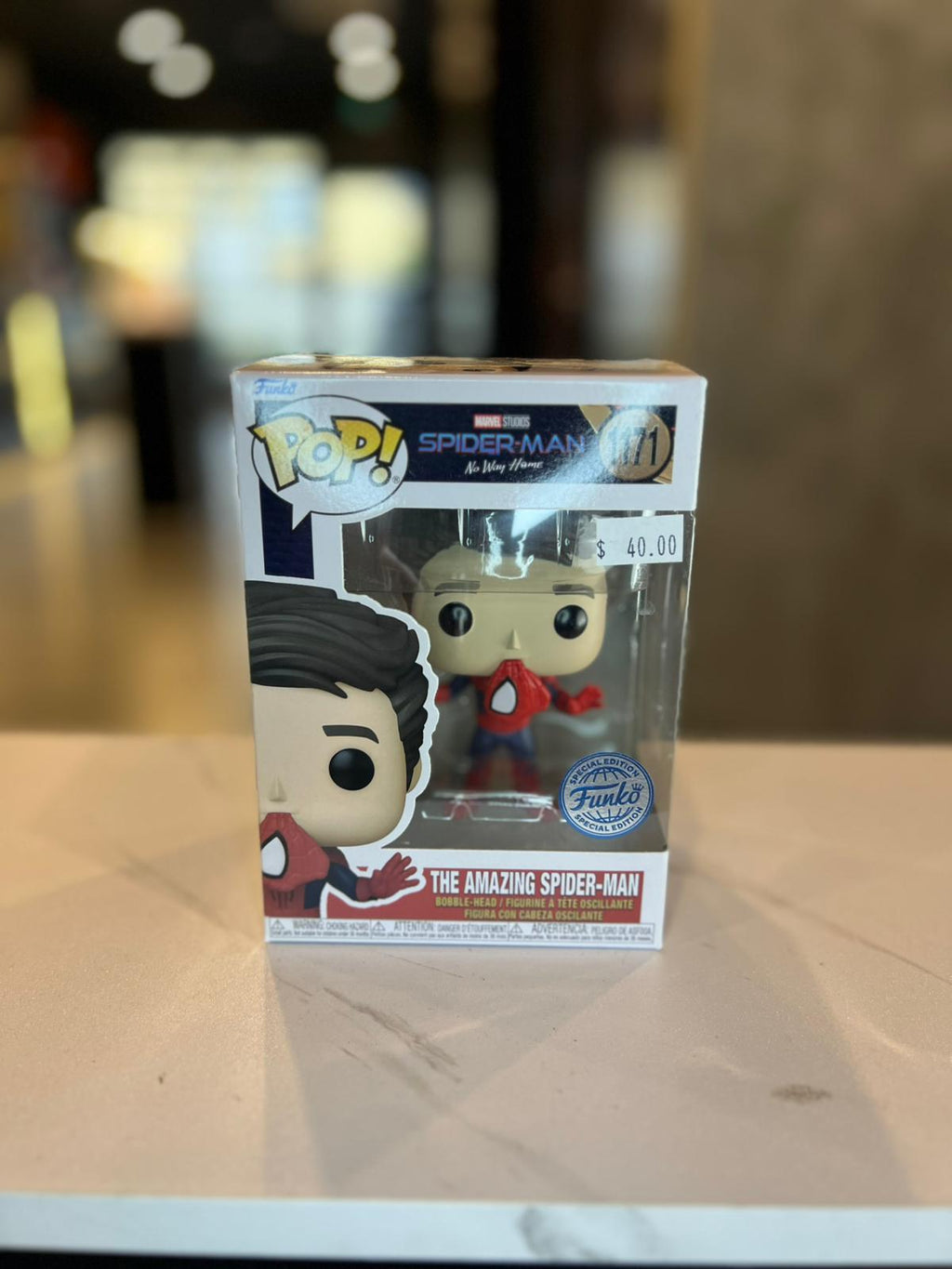 Pop! Spider-Man: No Way From Home - The Amazing Spider-Man (Unmasked) (1171)