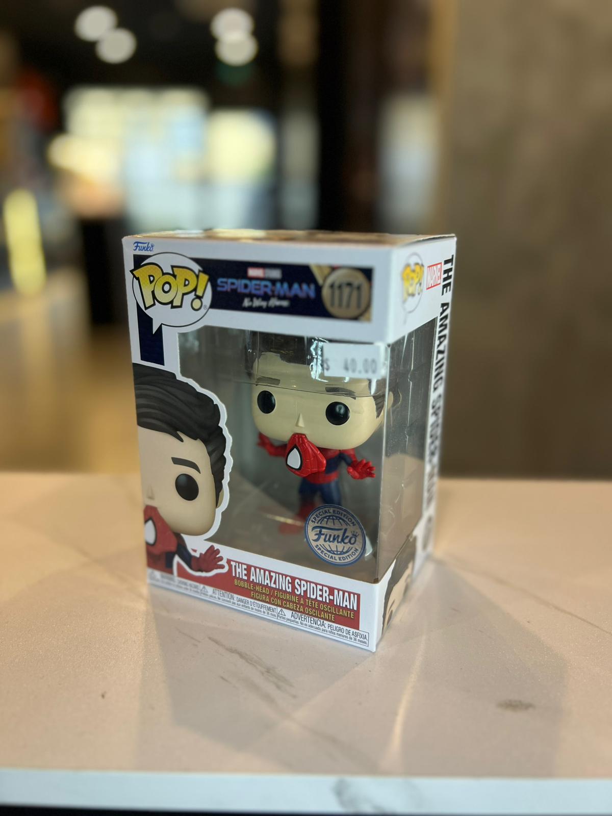 Pop! Spider-Man: No Way From Home - The Amazing Spider-Man (Unmasked) (1171)
