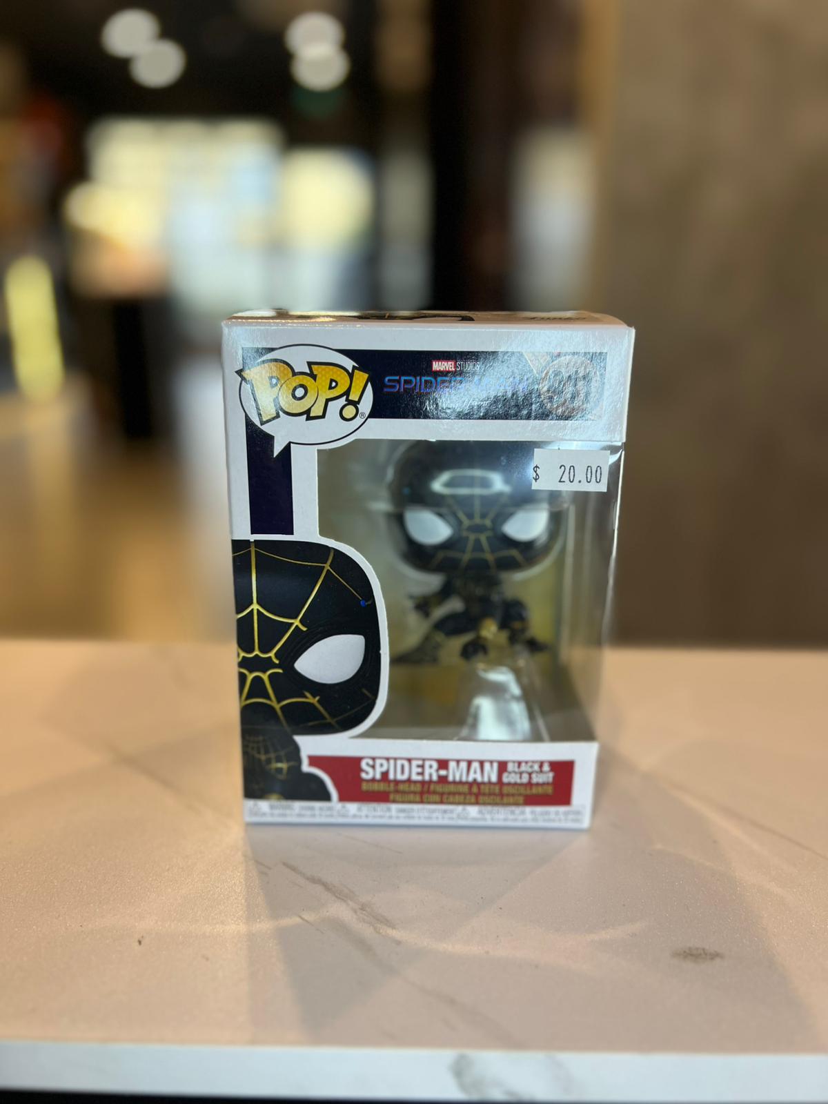 Funko Pop! Vinyl: Marvel - Spider-Man Black & Gold Suit #911