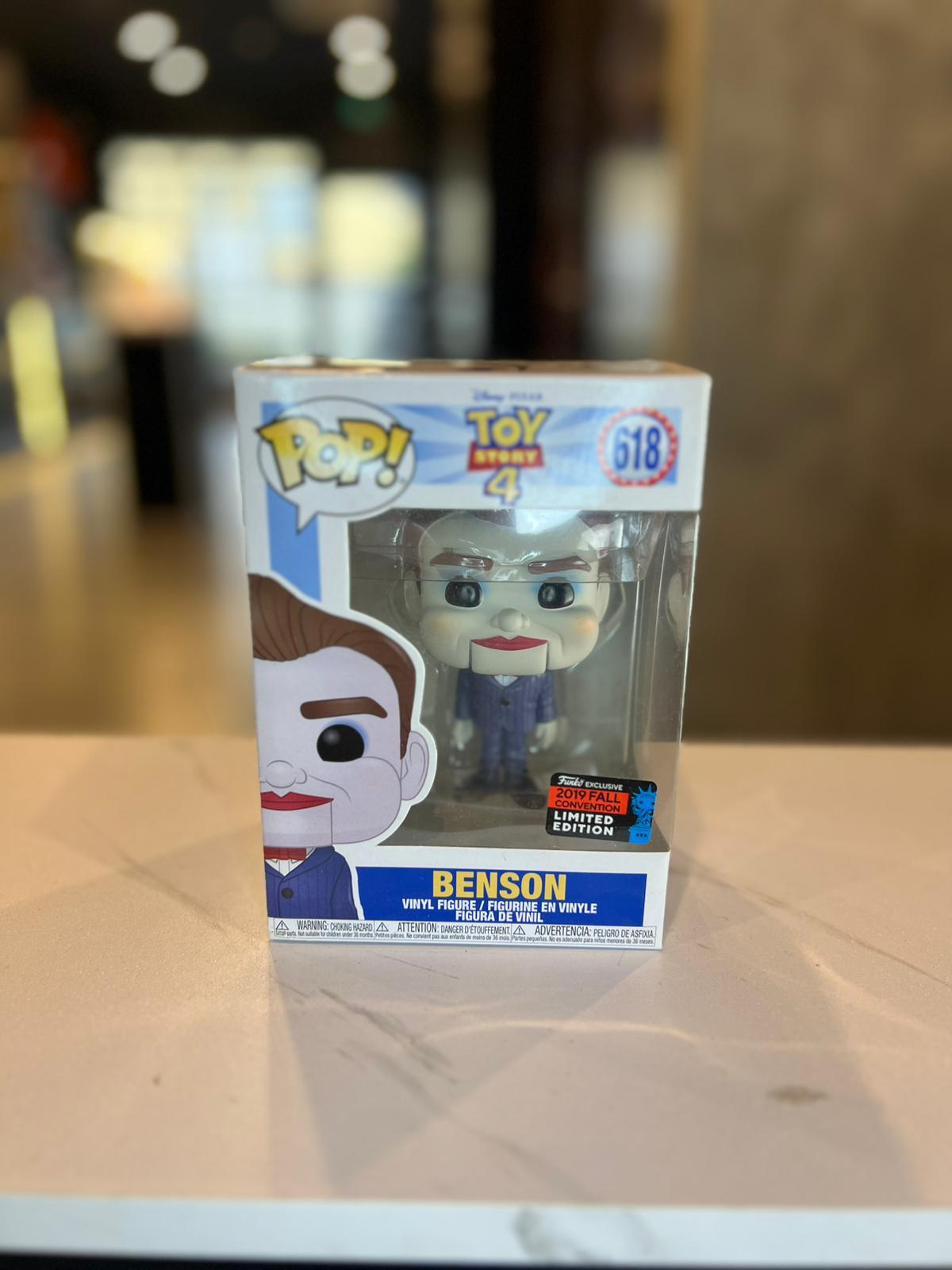 Funko Pop Vinyl | #618 Benson Toy Story 4 2019 Comic Con (NYCC)