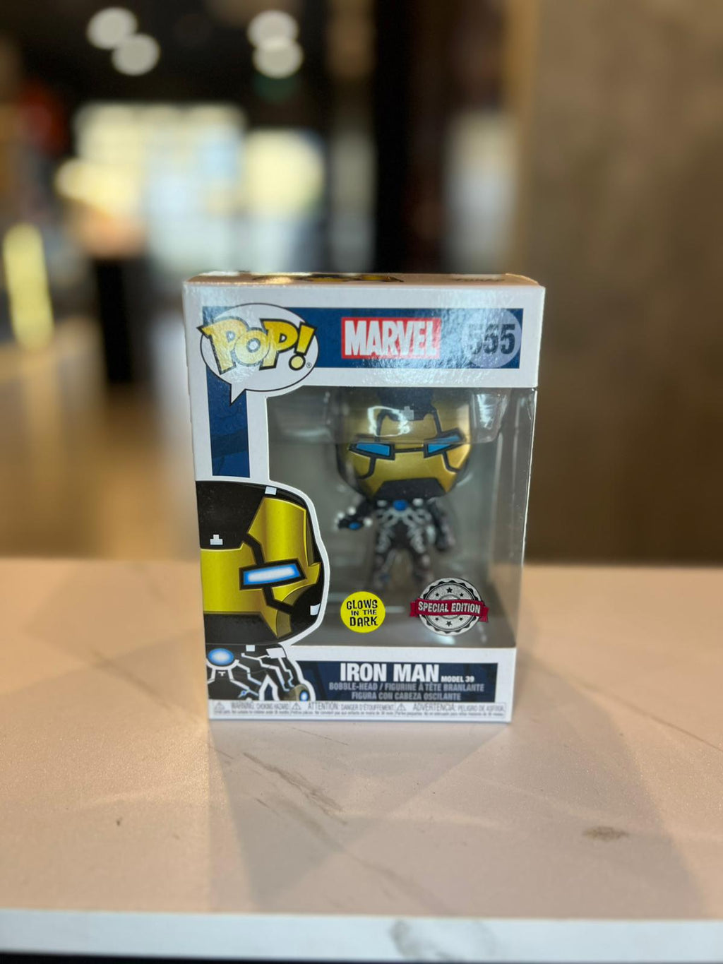 FUNKO POP IRON MAN #555 GITD SPECIAL EDITION