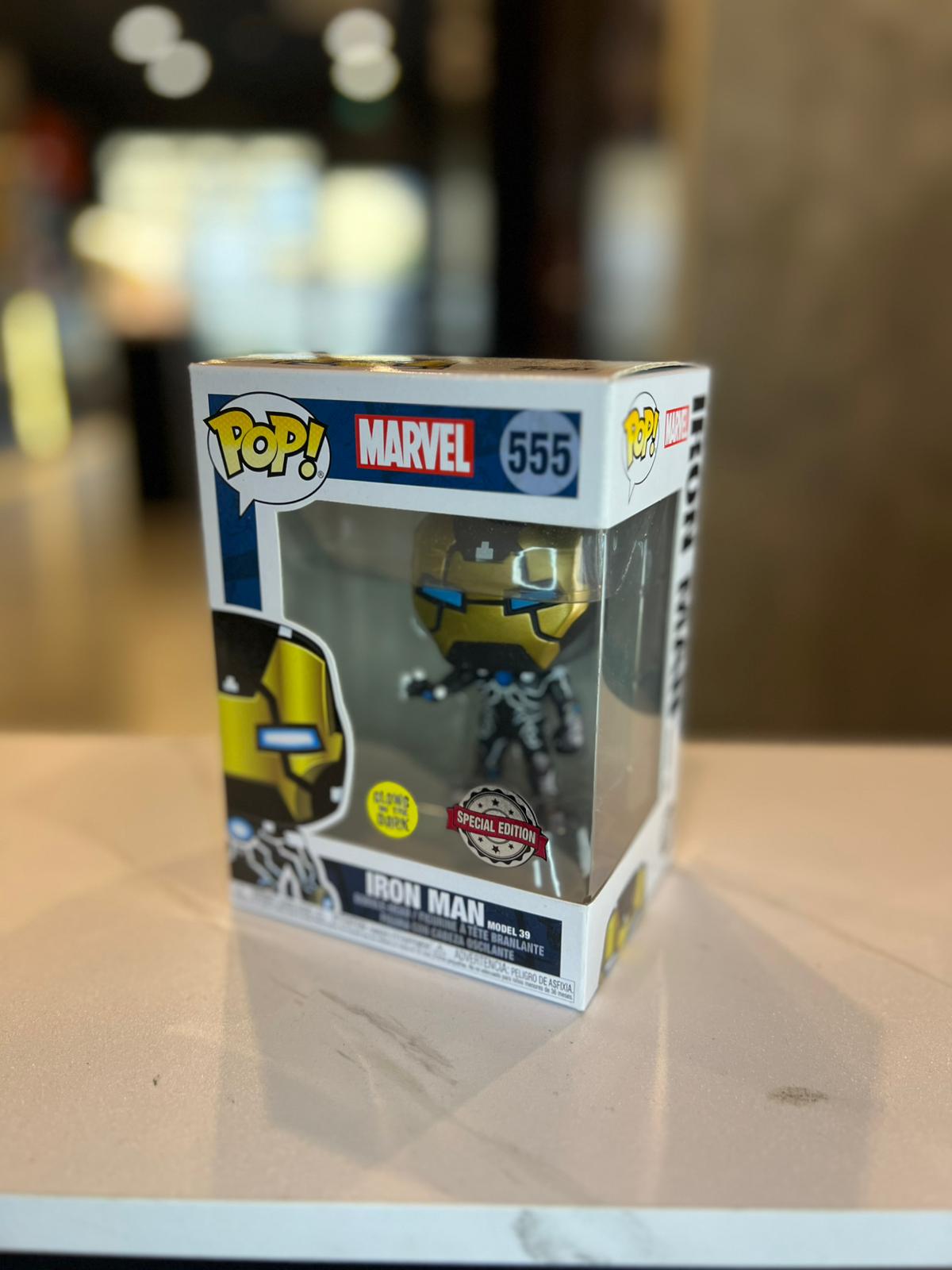FUNKO POP IRON MAN #555 GITD SPECIAL EDITION