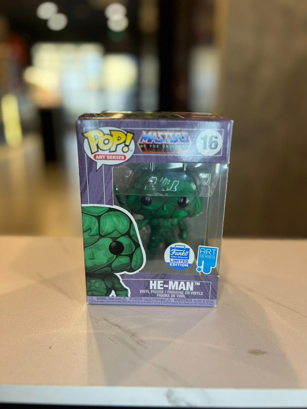 Funko Pop Art Series Limited Edition Masters Of The Universe 16 He-Man Free Post