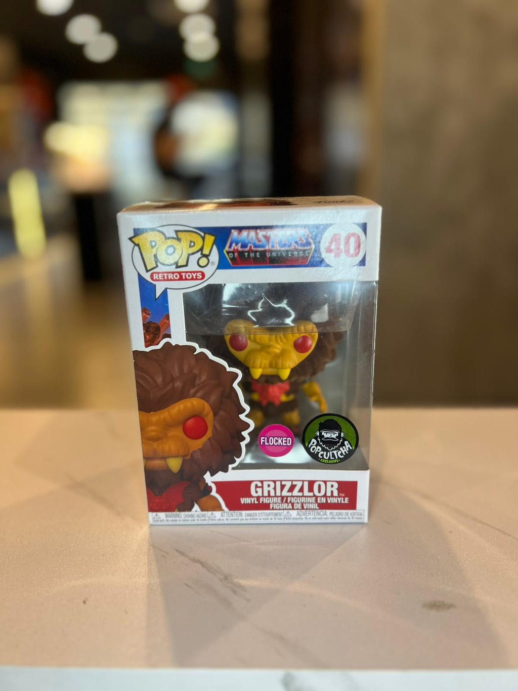 Funko Pop Masters of the Universe - Grizzlor Flocked (Popcultcha Exclusive)