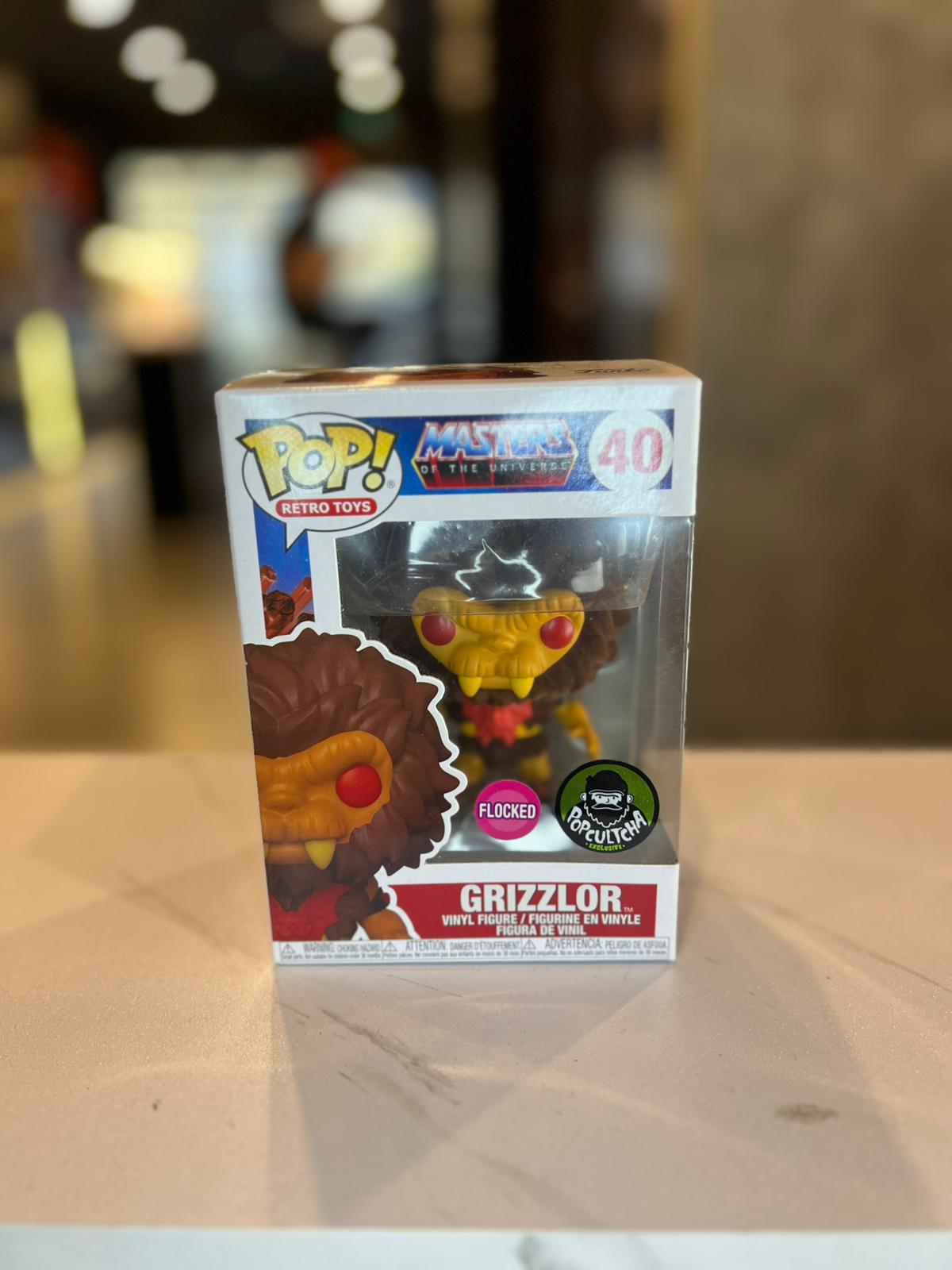 Funko Pop Masters of the Universe - Grizzlor Flocked (Popcultcha Exclusive)