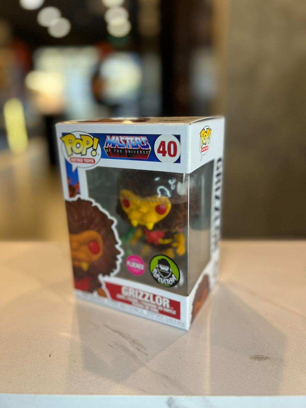 Funko Pop Masters of the Universe - Grizzlor Flocked (Popcultcha Exclusive)