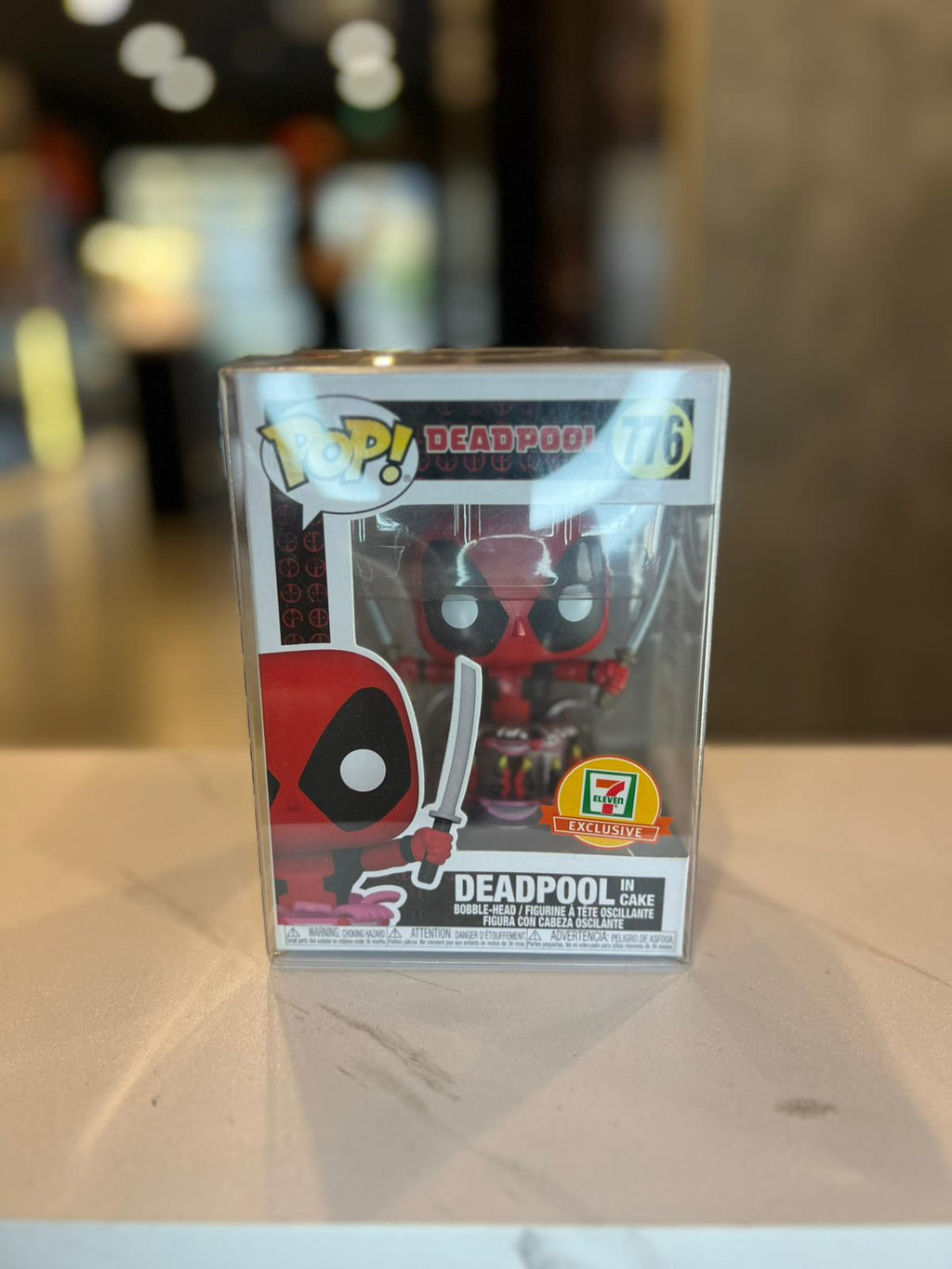 Deadpool- Deadpool In Cake #776 Funko Pop Vinyl. 7-Eleven Exclusive