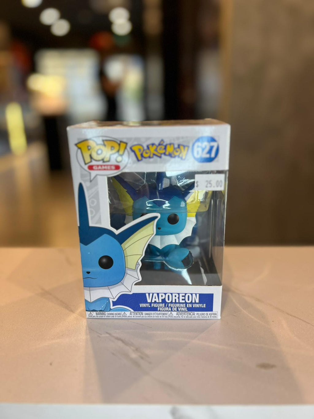 Funko Pop! Vinyl: Pokémon EEVEELUTIONS - Vaporeon #627