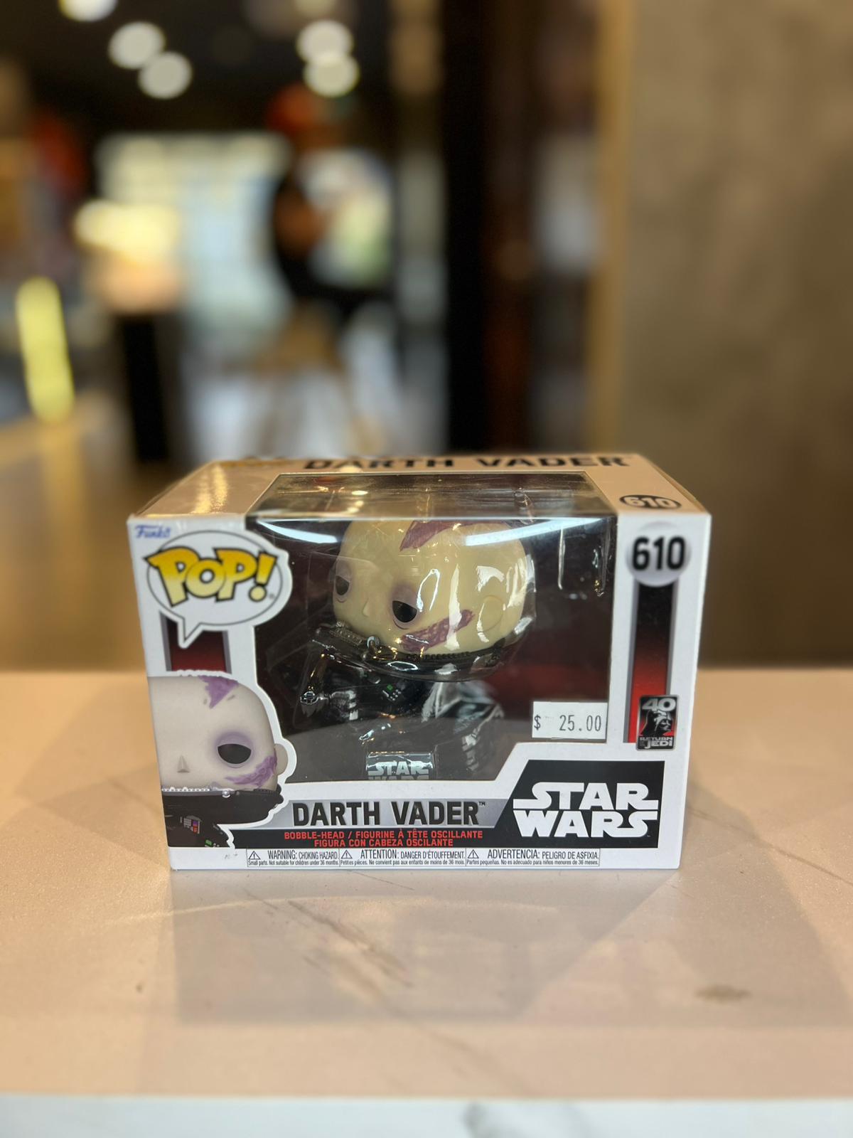 Funko Pop! Star Wars: Return of the Jedi 40th - Darth Vader (Unmasked) #610