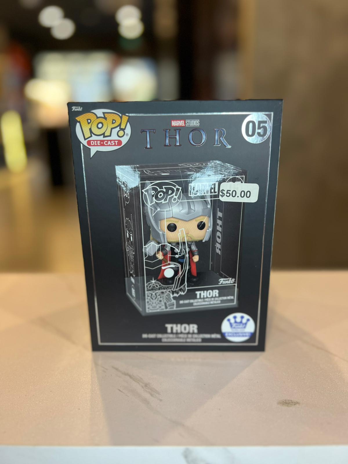 Funko POP! Thor #05 Die-Cast Funko Shop Exclusive Marvel Studios COMMON