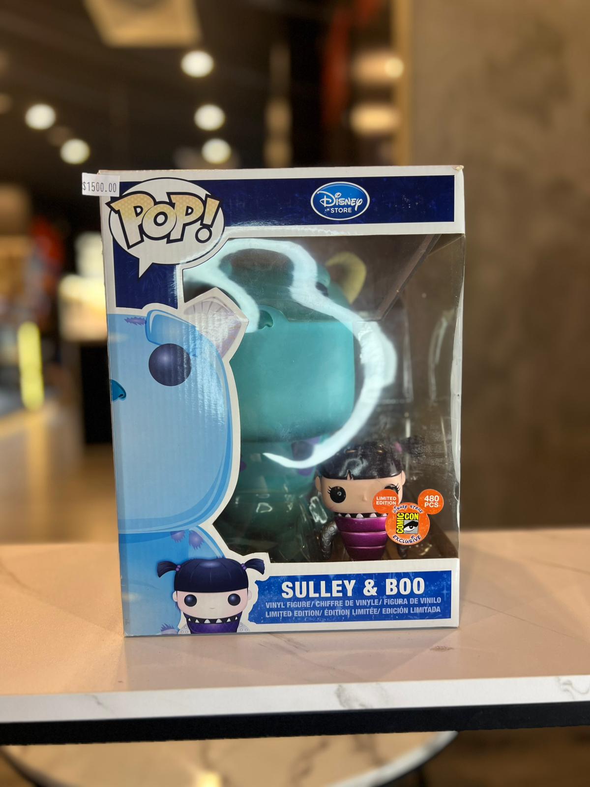 Funko Pop! - Sulley & Boo - Limited Edition Comic Con Disney Store Excl 480 Pcs