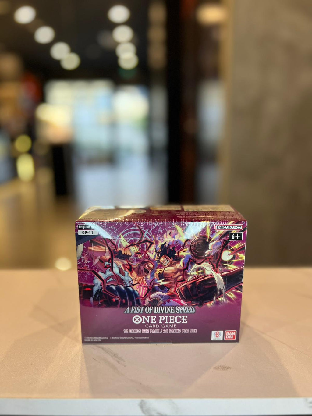 OP11 One Piece Card Game - A Fist of Divine Speed Booster Box