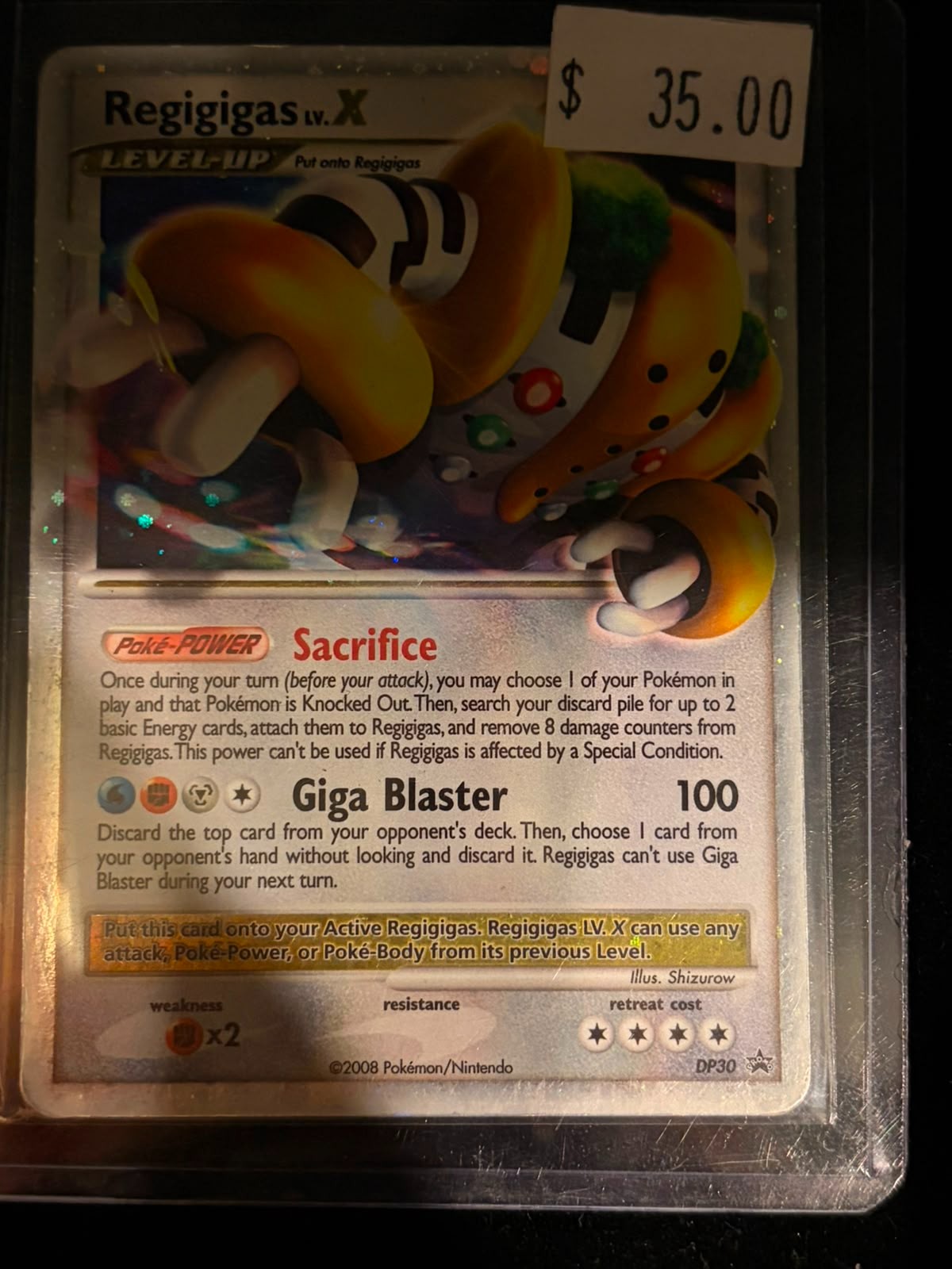 Pokémon Regigigas LV.X DP30