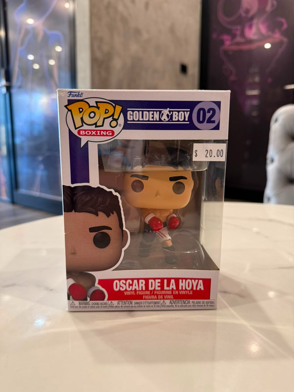 Funko POP Pop! Boxing: Oscar de la Hoya, Multicolor