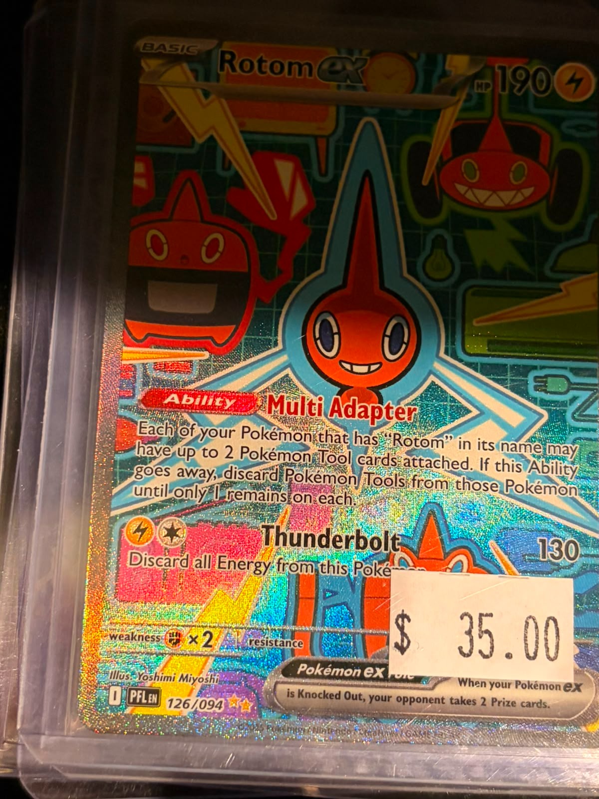 Pokémon Rotom ex 126/094