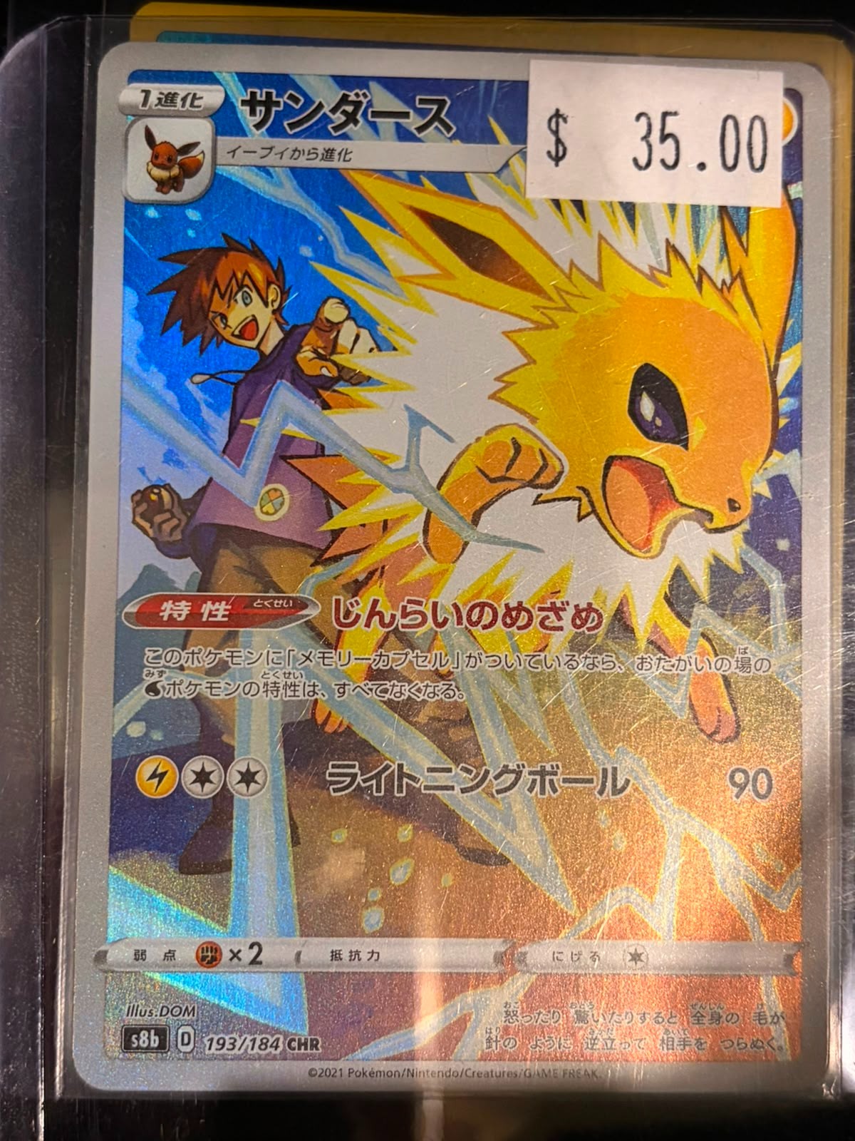 Pokémon Jolteon 193/184