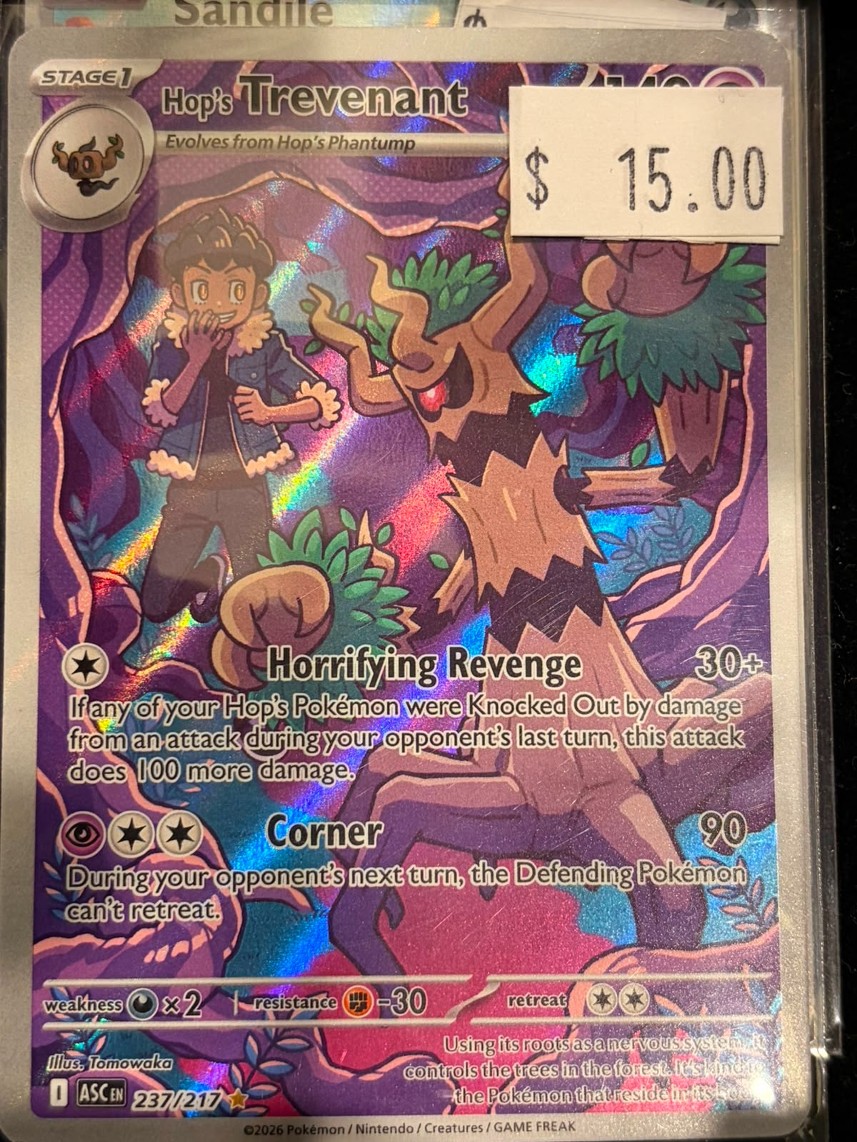 Pokémon Hop's Trevenant ASC 237/217