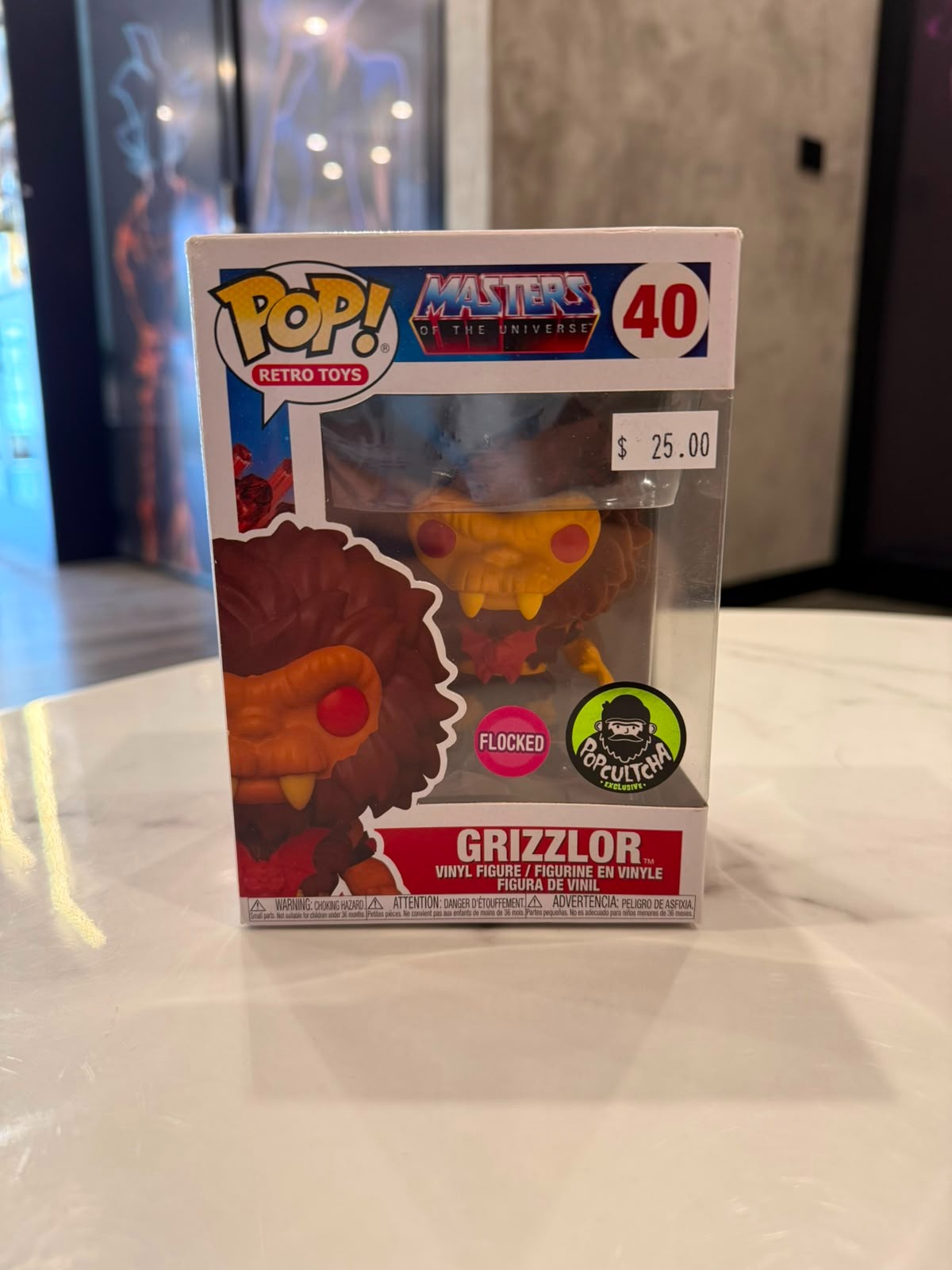 Funko Masters of the Universe Grizzlor Flocked Exclusive