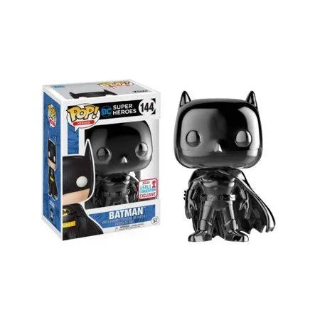 Funko Pop! Black Chrome Batman #144 Fall Convention Exclusive