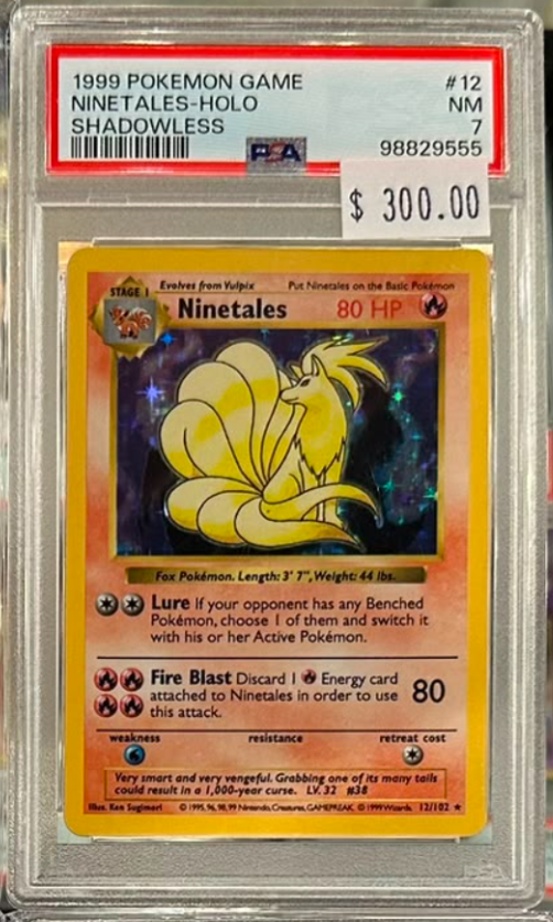Pokemon Ninetales Holo 12