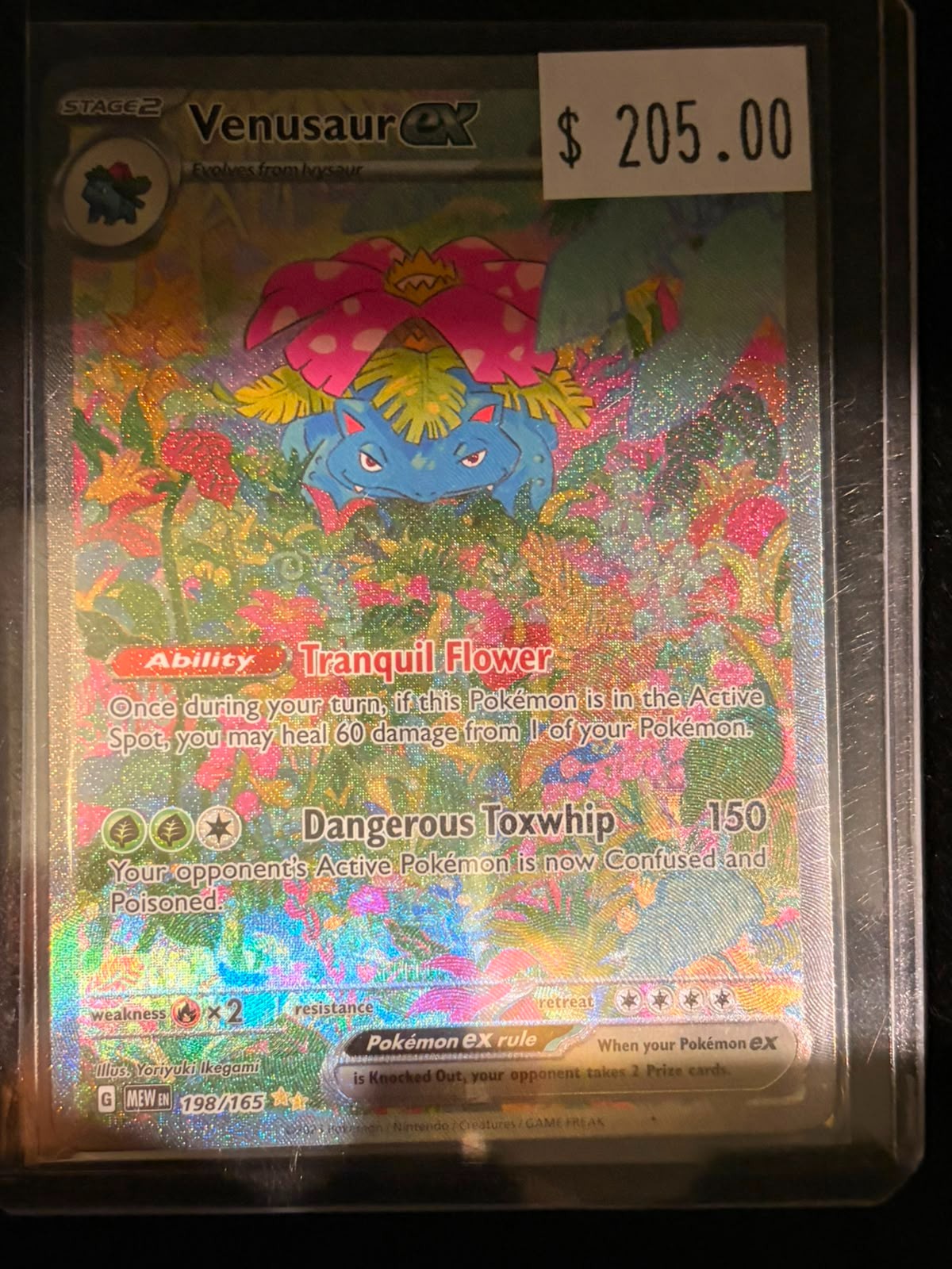Pokémon Venusaur ex 198/165