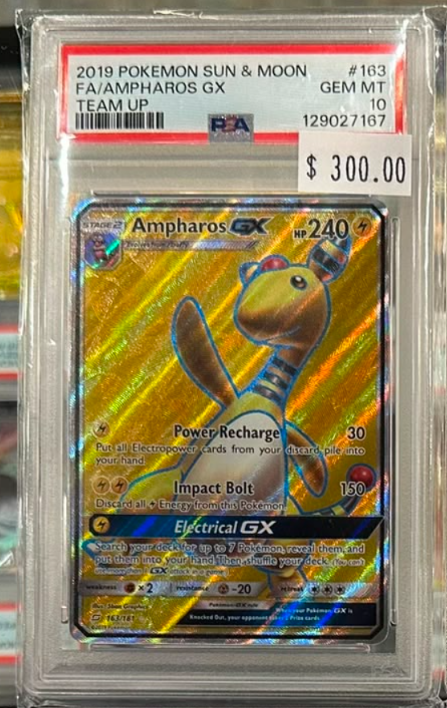 Pokemon Ampharos GX 163
