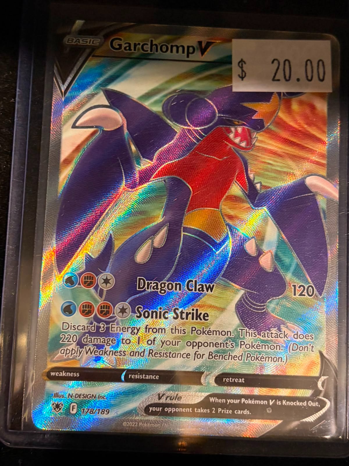 Pokémon Garchomp V 178/189