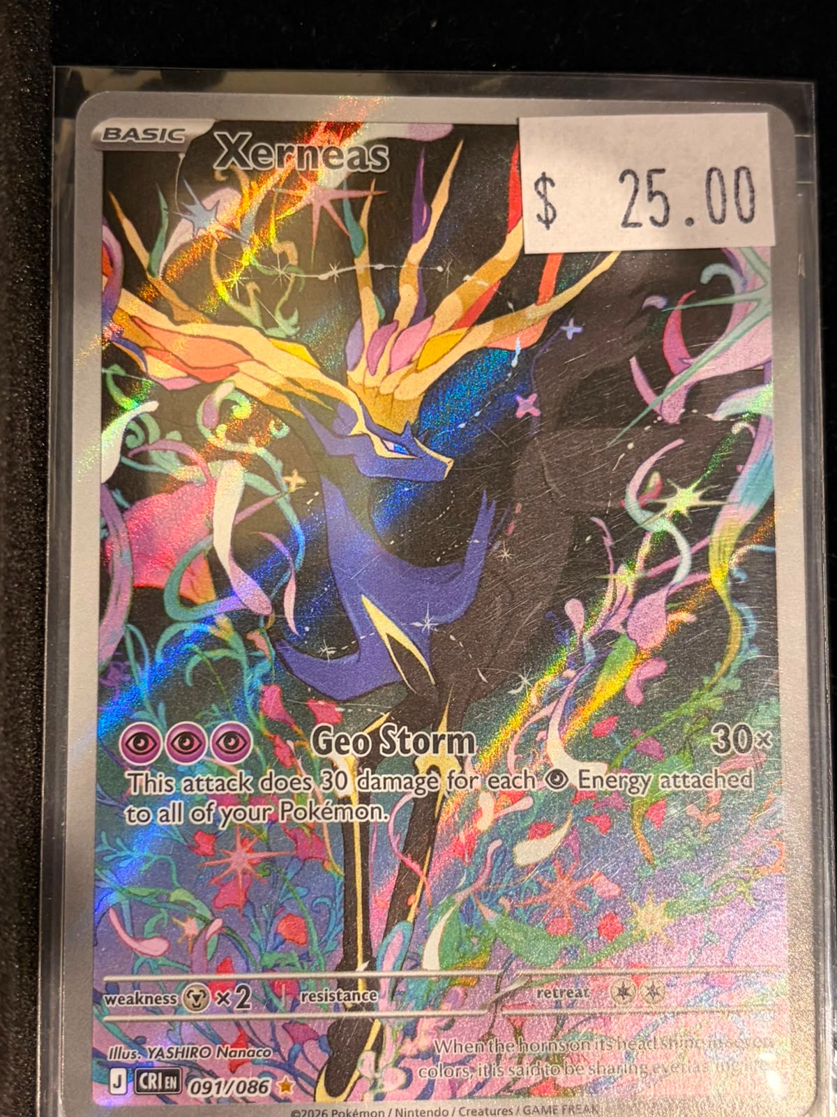 Pokémon Xerneas CRI 091/086