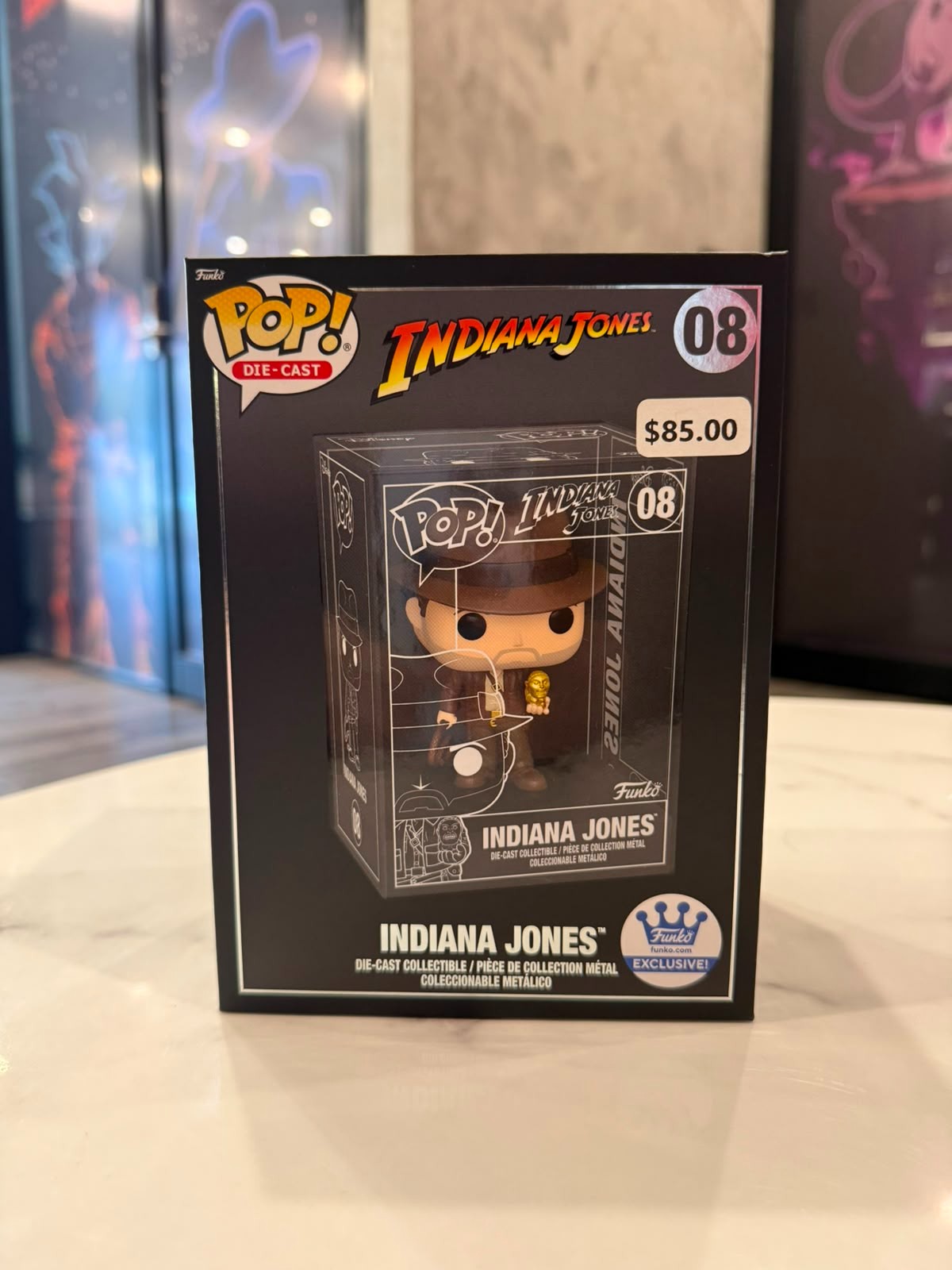 Funko Pop! Die-Cast: Indiana Jones *Chase Possible Shop Exclusive