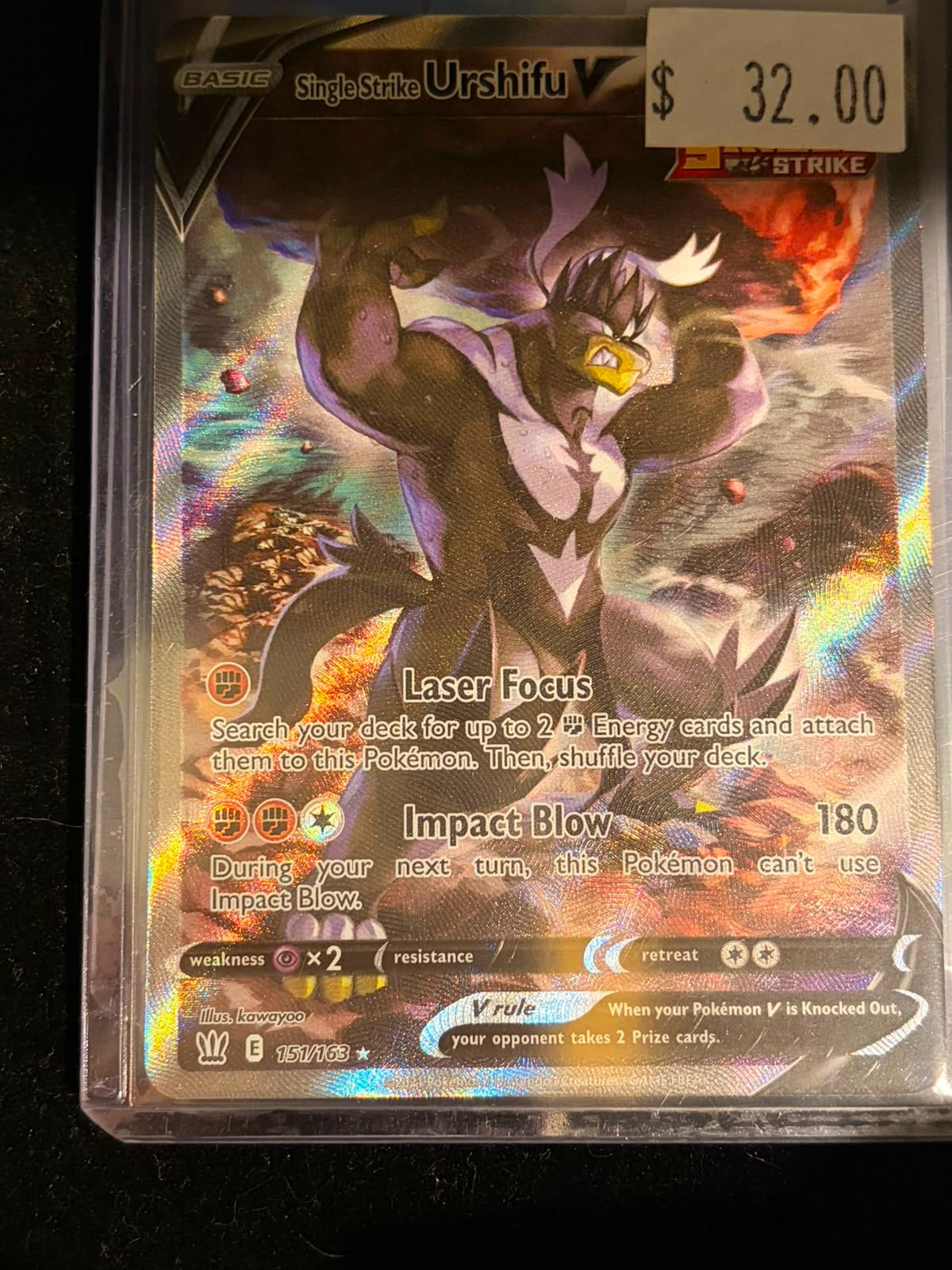 Pokémon Single Strike Urshifu V 151/163