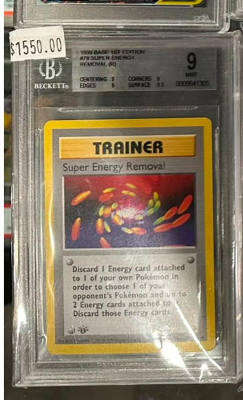 Pokemon Super Energy Removal Base Set 1st Edition 79