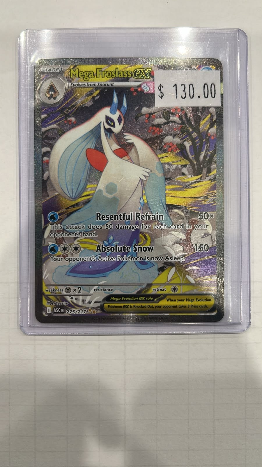 Pokémon Mega Froslass ex 275/217