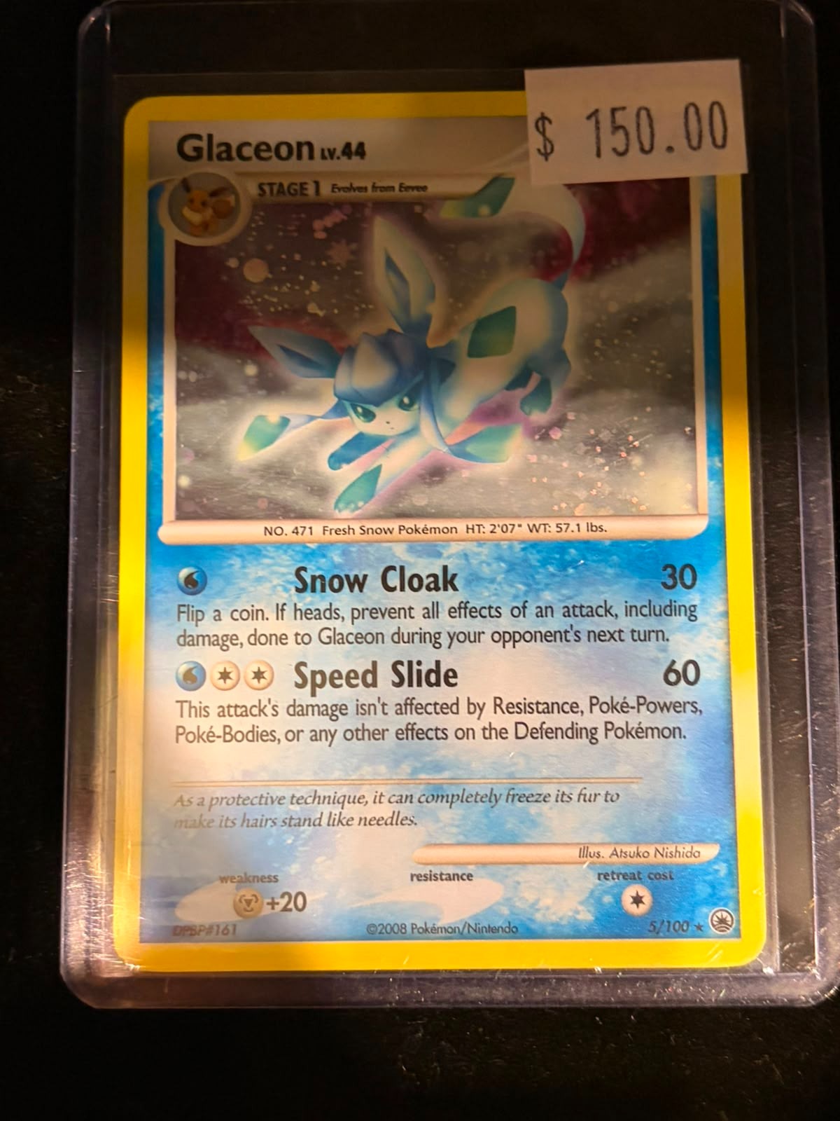 Pokémon Glaceon LV.44 5/100