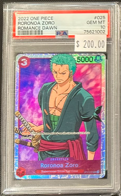 One Piece Roronoa Zoro OP01-025