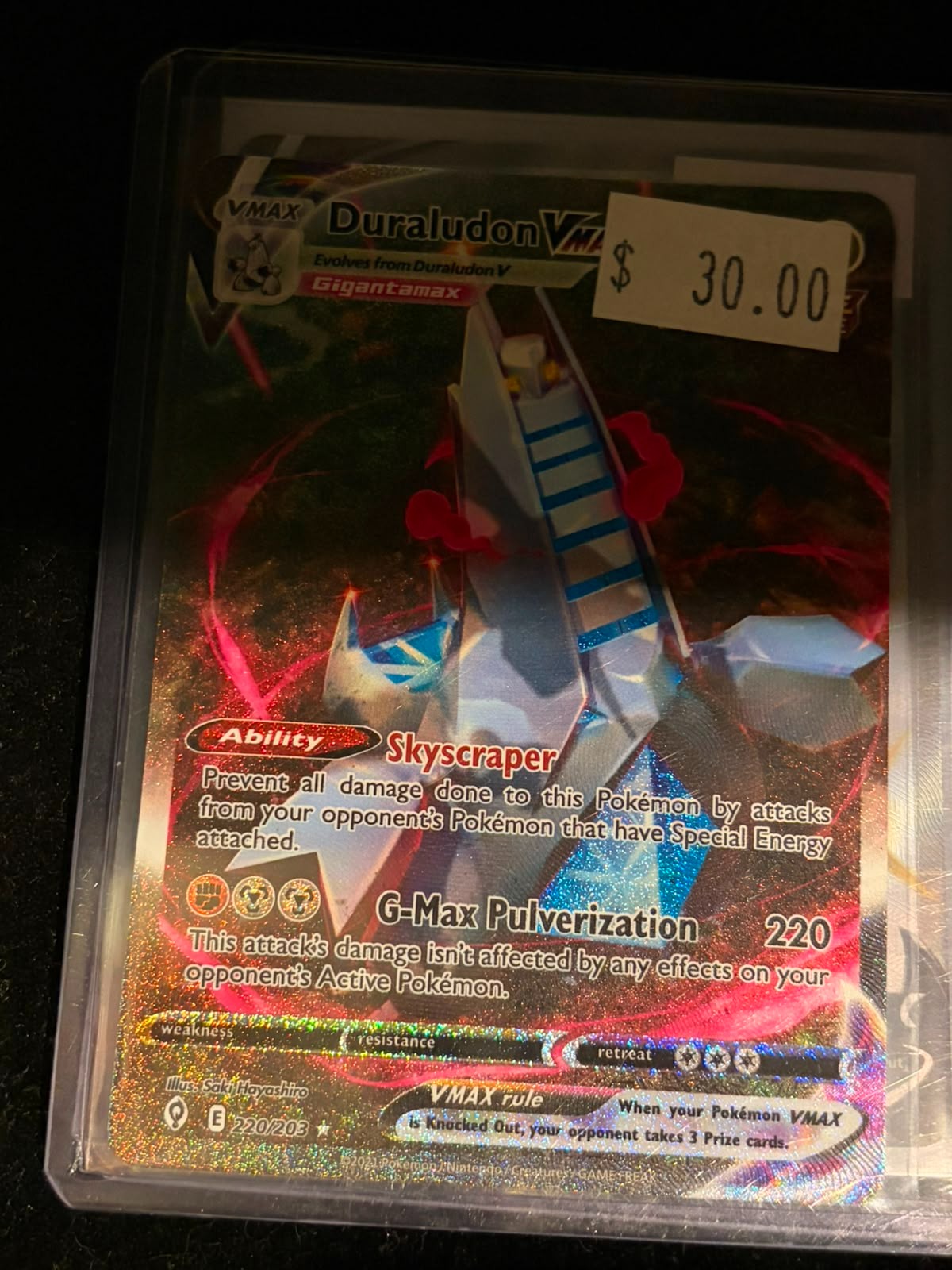 Pokémon Duraludon VMAX 220/20