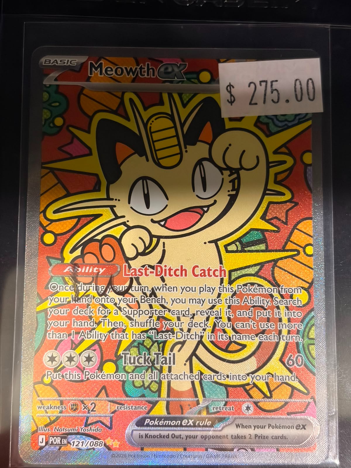 Pokémon Meowth ex 121/088
