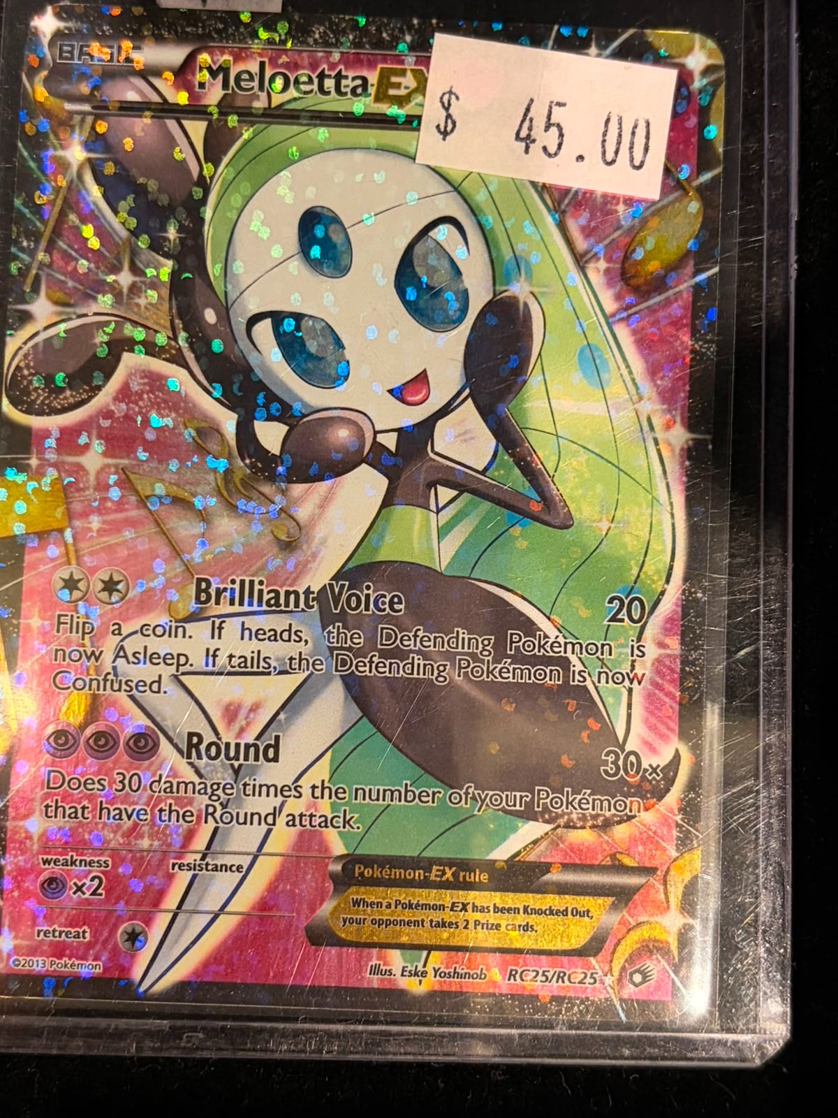 Pokémon Meloetta EX RC25/RC25