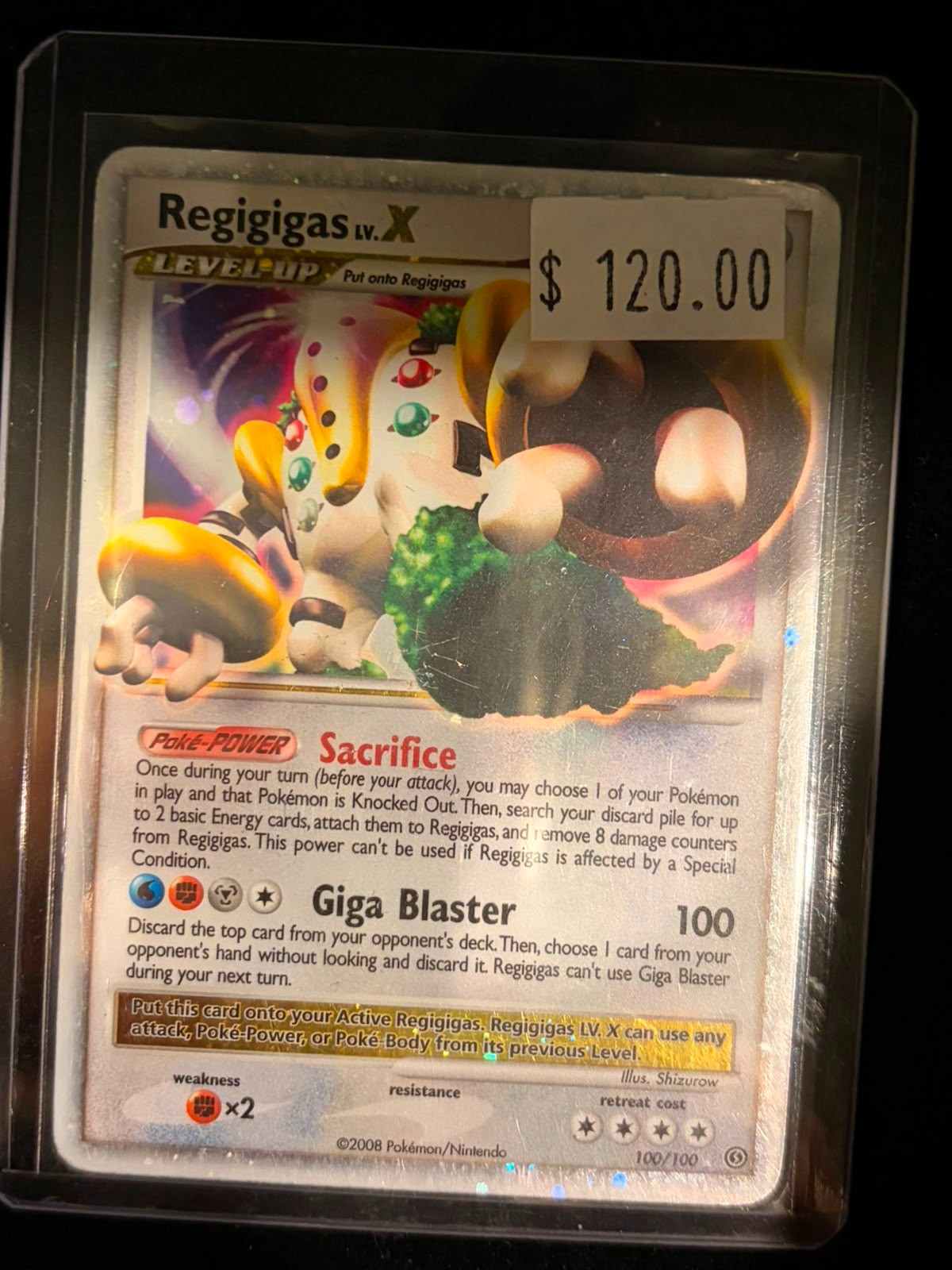 Pokémon Regigigas LV.X 100/100