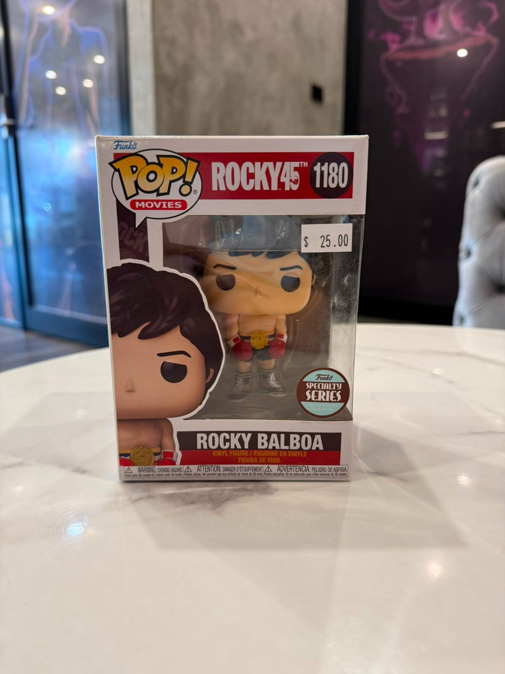 Funko POP Rocky 45th Rocky Balboa Gold Belt Stallone Specialty Series Figure