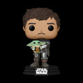 Funko Pop! Star Wars: The Mandalorian (Din Djarrin) Holding The Child (Grogu) Vinyl Bobblehead